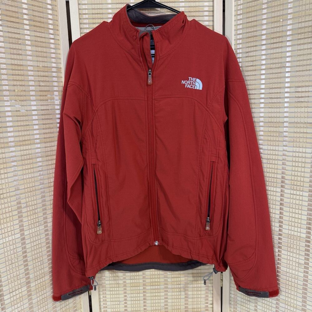 The North Face Flight Series Jacket Men's Size Small Orange Lightweight Full Zip